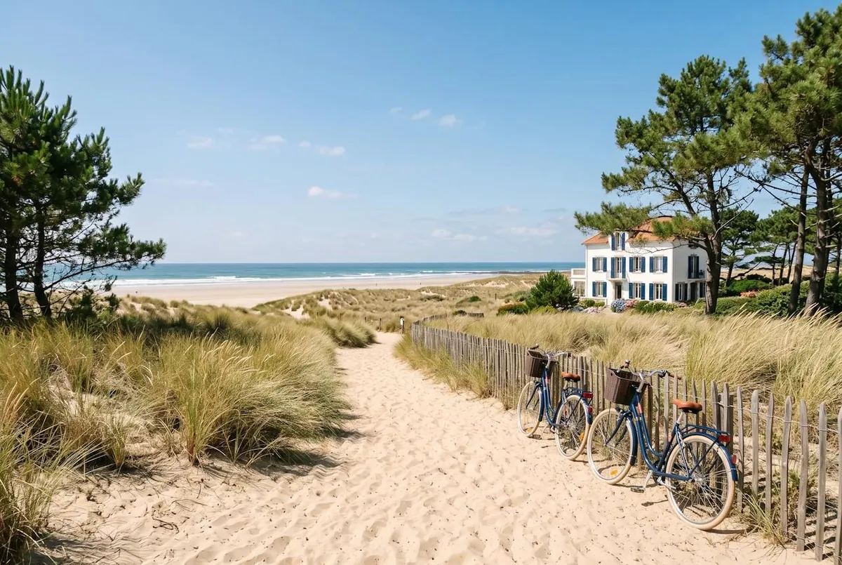 le chemin des dunes vers la plage